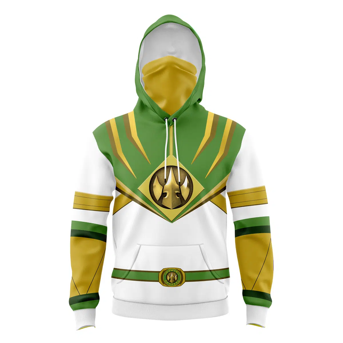 Lord Drakkon Mighty Morphin Power Rangers 3D Mask Hoodie For Men Women And Kids