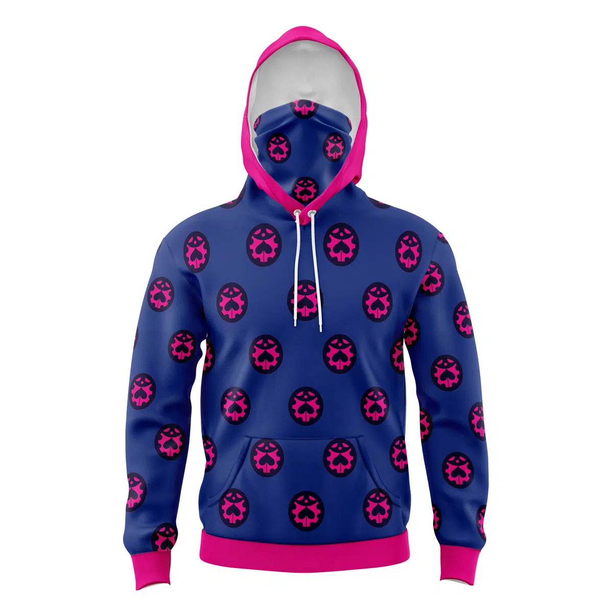 Giorno Manga Jojos Bizarre Adventure 3D Mask Hoodie For Men Women And Kids