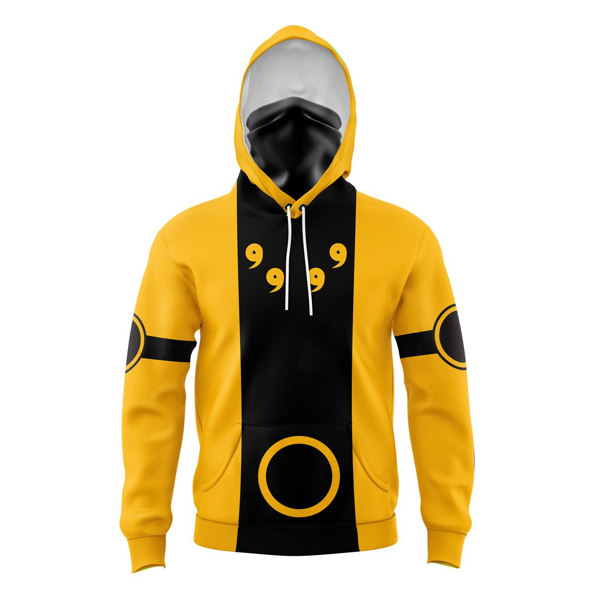 Six Paths Sage Mode Shippuden 3D Mask Hoodie For Men Women And Kids