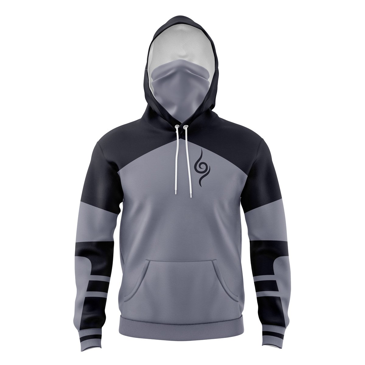 Kakashi Anbu Shippuden 3D Mask Hoodie For Men Women And Kids