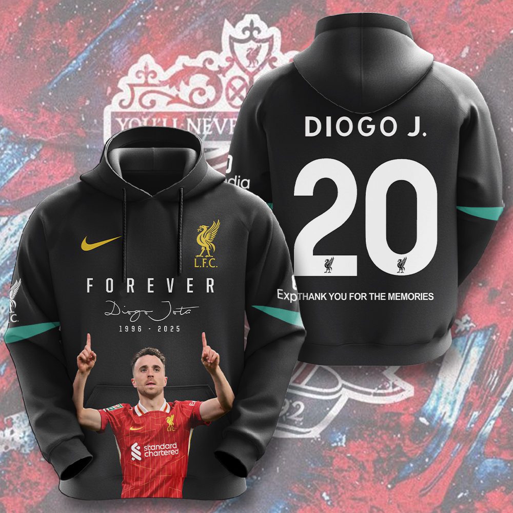 Liverpool Fc X Diogo Jota Thank You Ther Memories 3D Hoodie Sport Outfit