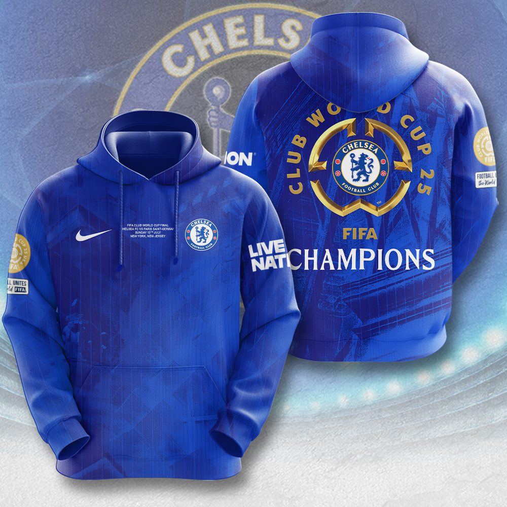 Chelsea Fc Final Champs Fifa World Cup 2025 3D Hoodie
