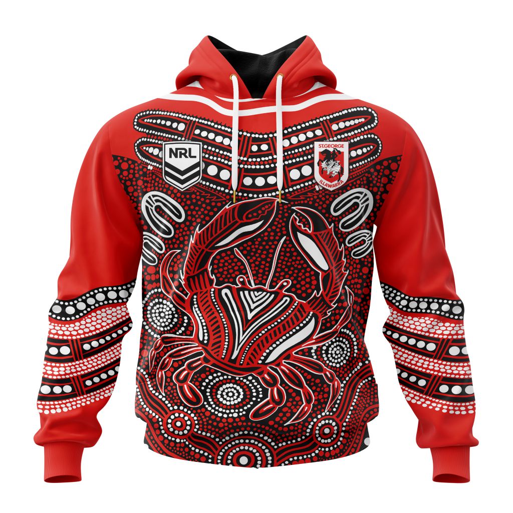 Nrl St. George Illawarra Dragons Special Karumba Fishing Performance 3D Hoodie