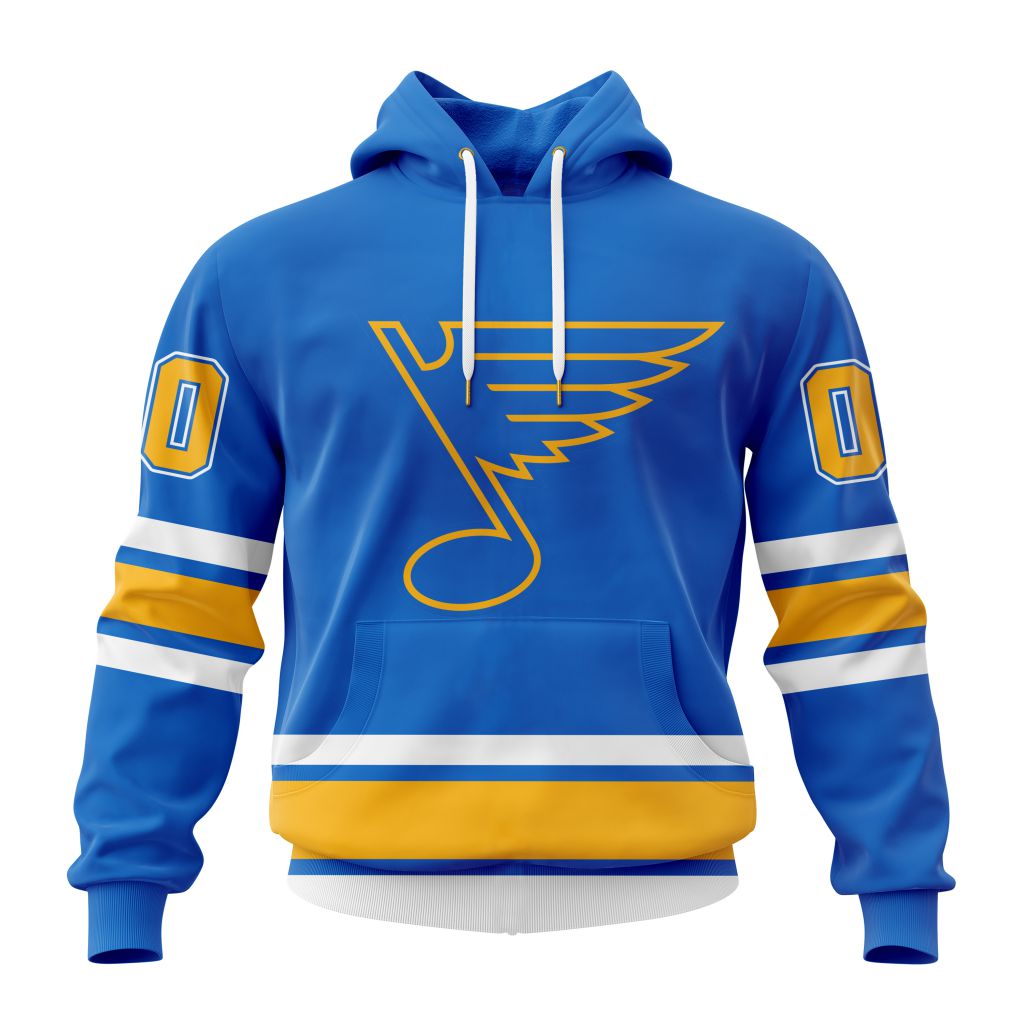 Nhl St. Louis Blues Personalized New 2025/2026 Home Performance Hoodie
