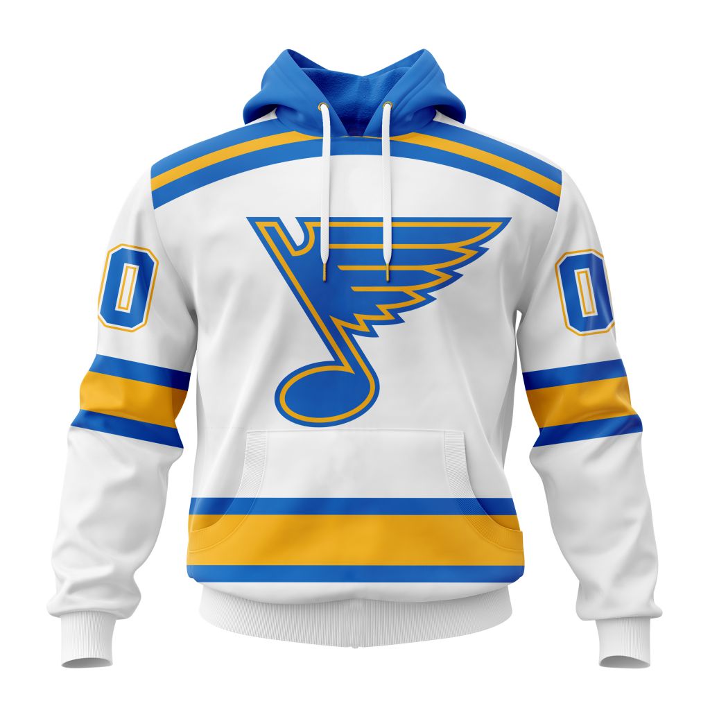 Nhl St. Louis Blues Personalized New 2025/2026 Away Performance Hoodie