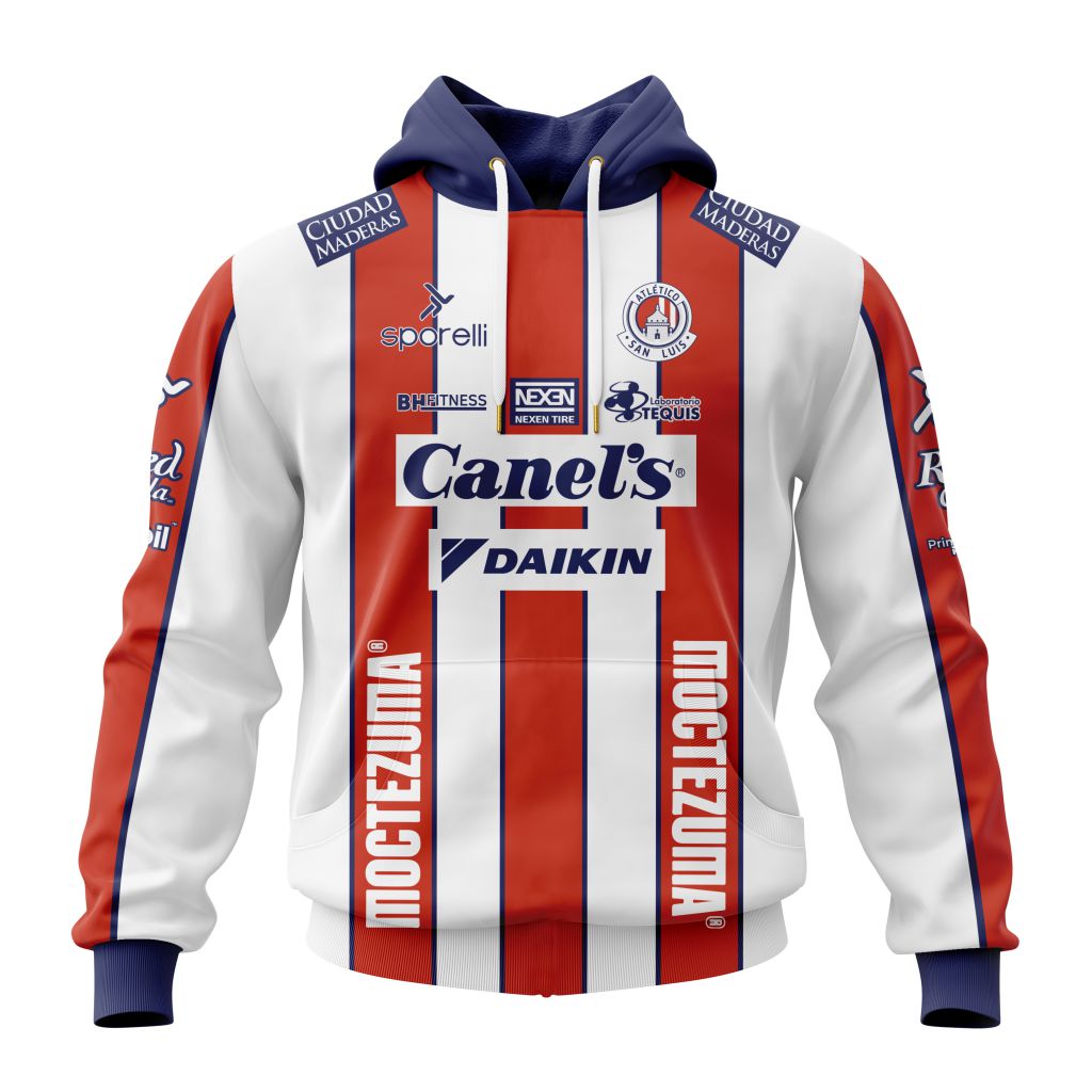Liga Mx Atletico San Luis Personalized 25/26 Home Performance Hoodie