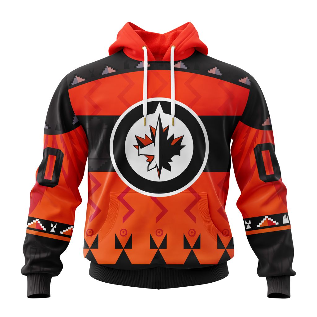 Nhl Winnipeg Jets Special Orange Shirt National Day For Truth And Reconciliation Performance Hoodie