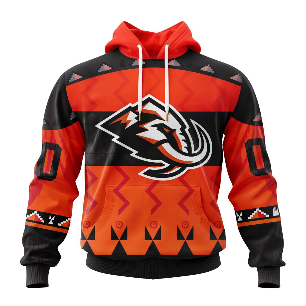 Nhl Utah Mammoth Special Orange Shirt National Day For Truth And Reconciliation Performance Hoodie