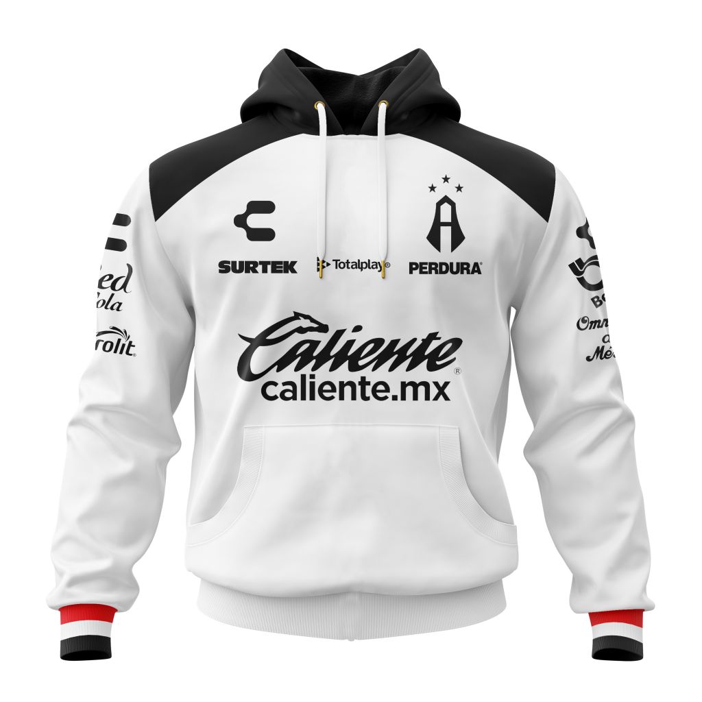 Liga Mx Atlas F.C Personalized 25/26 Away Performance Hoodie