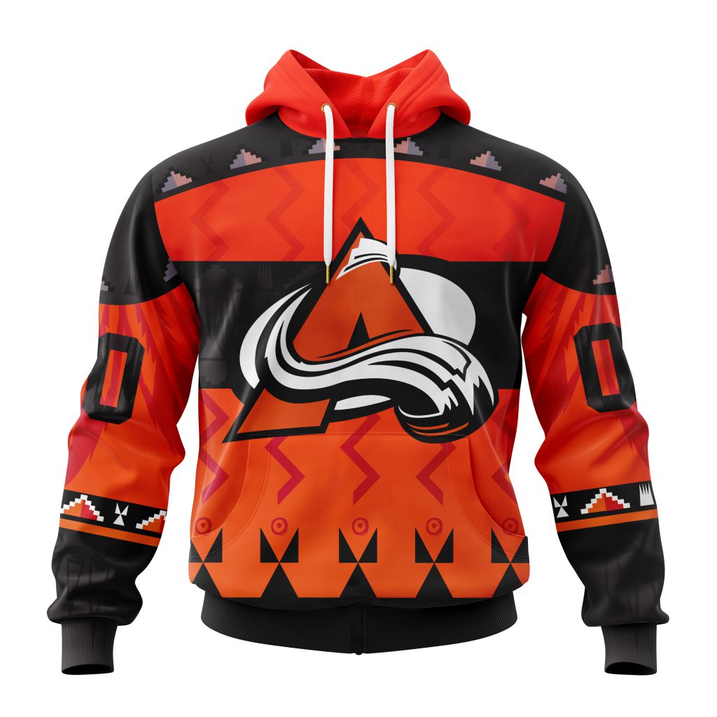 Nhl Colorado Avalanche Special Orange Shirt National Day For Truth And Reconciliation Performance Hoodie