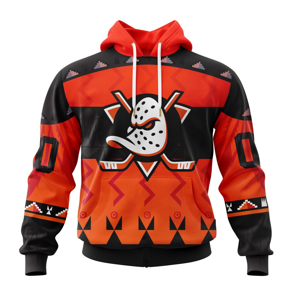 Nhl Anaheim Ducks Special Orange Shirt National Day For Truth And Reconciliation Performance Hoodie