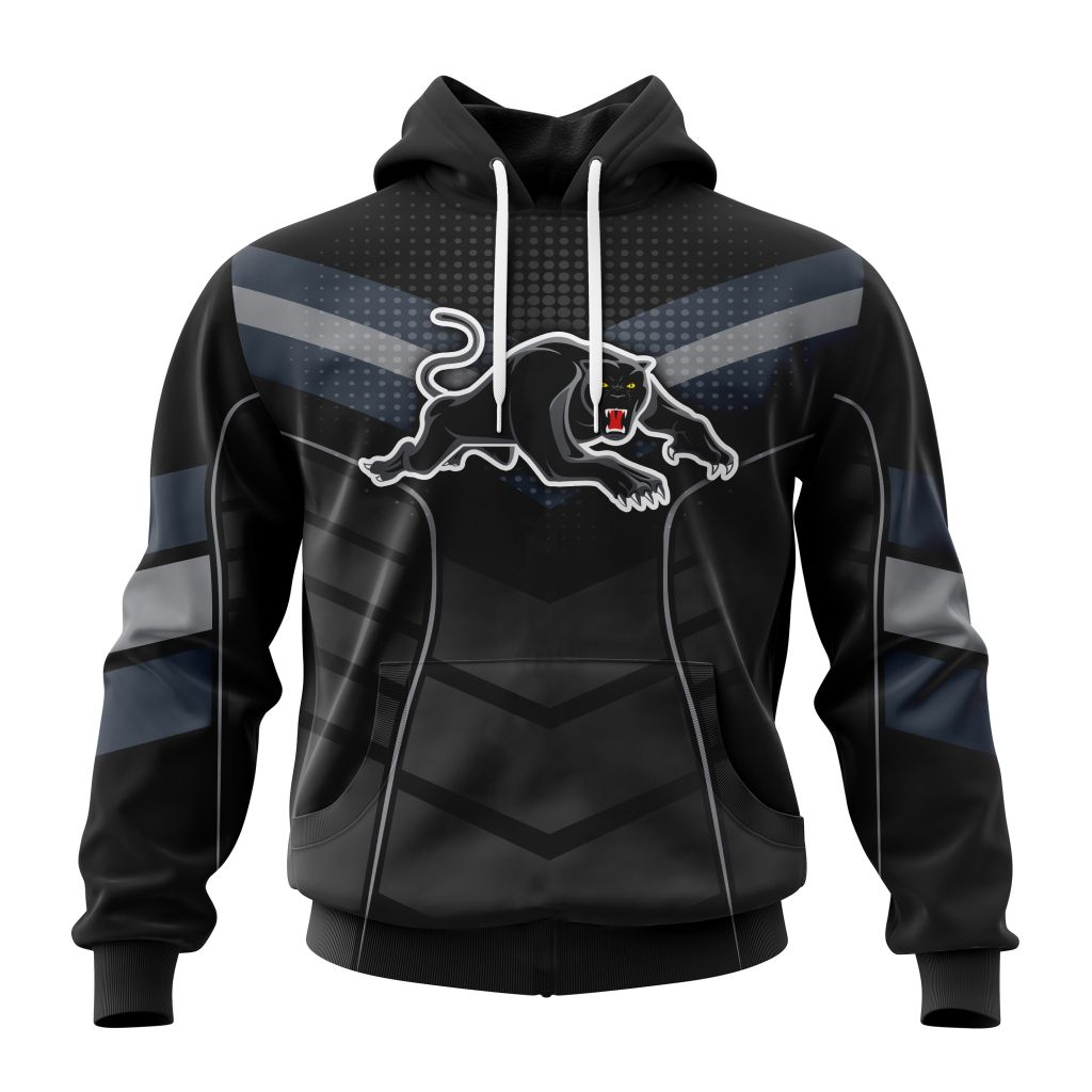Nrl Penrith Panthers Special Chevron Performance 3D Hoodie
