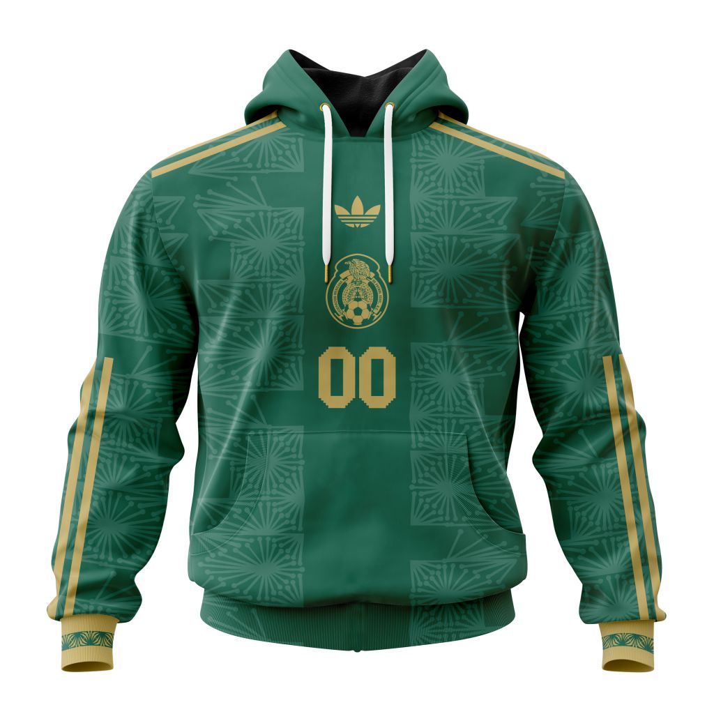 Mexico National Team Gold Cup Green Performance Hoodie