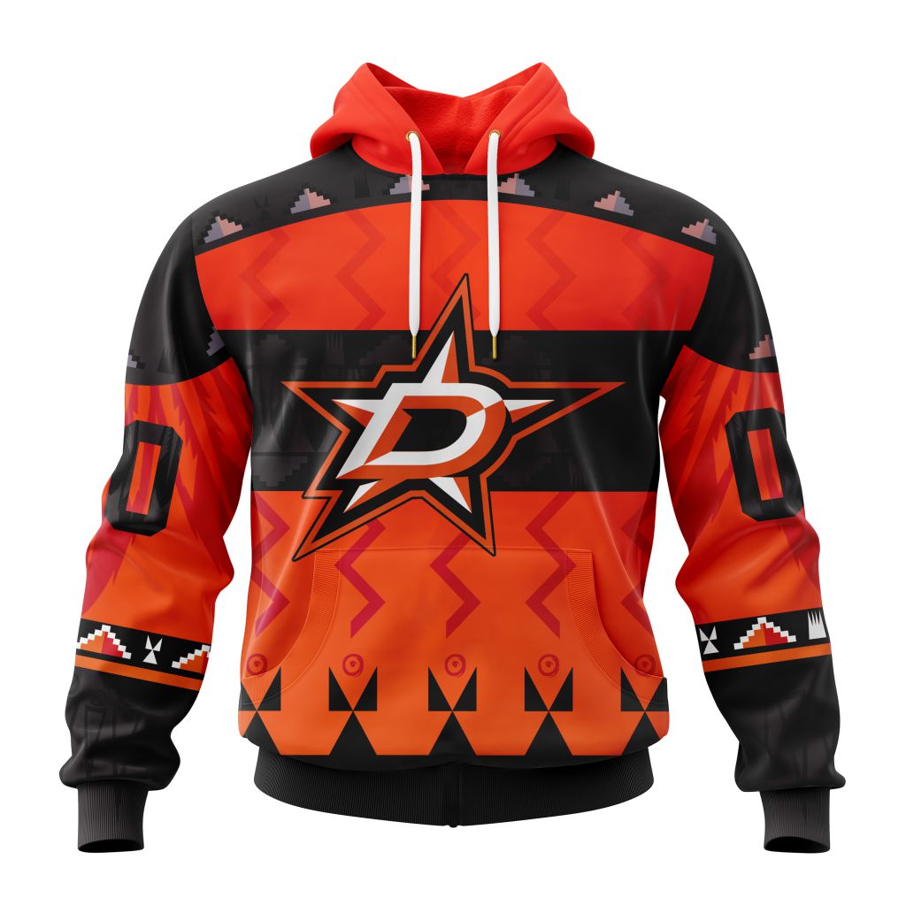 Nhl Dallas Stars Special Orange Shirt National Day For Truth And Reconciliation Performance Hoodie