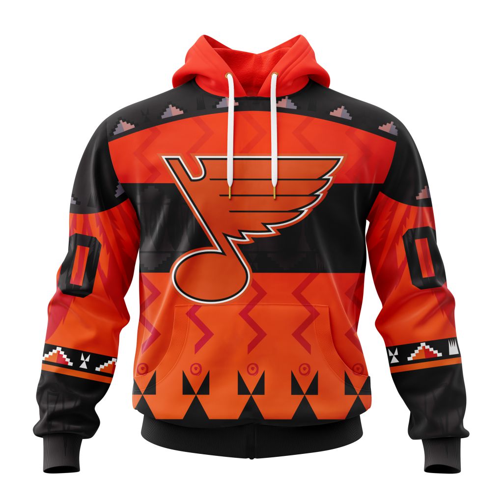 Nhl St. Louis Blues Special Orange Shirt National Day For Truth And Reconciliation Performance Hoodie