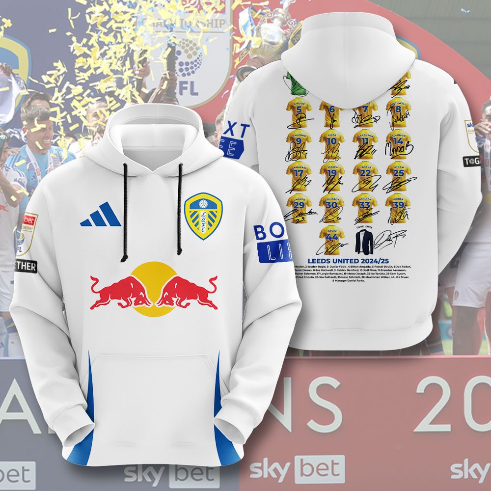 Leeds X Red Bulls United Performance 2025 Hoodie For Men