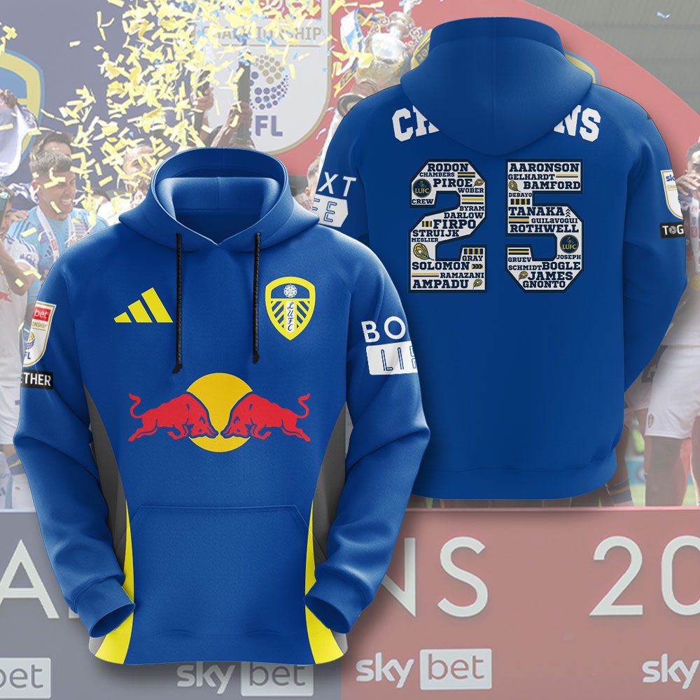 Leeds X Red Bulls United Champs 2025 Performance Hoodie