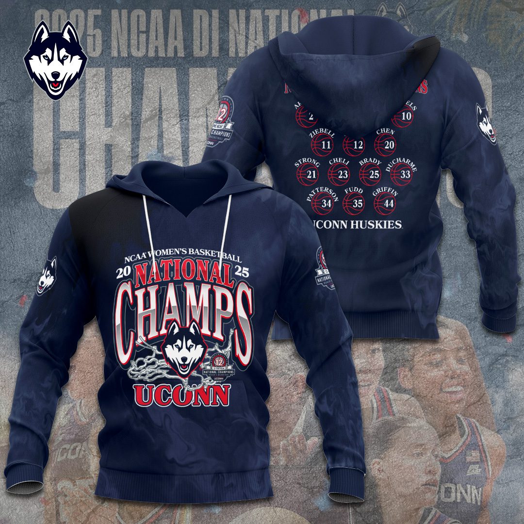 Uconn Huskies Women Basketball Performance Hoodie For Sport Fans