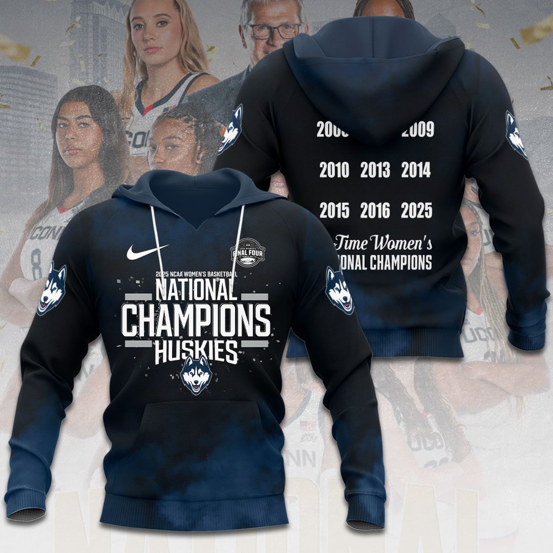 2025 Uconn Huskies Women Basketball Performance Hoodie
