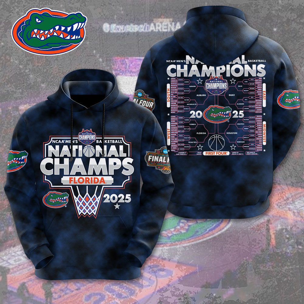 Florida Gators Men Basketball National Champion March Madness 2025 Hoodie