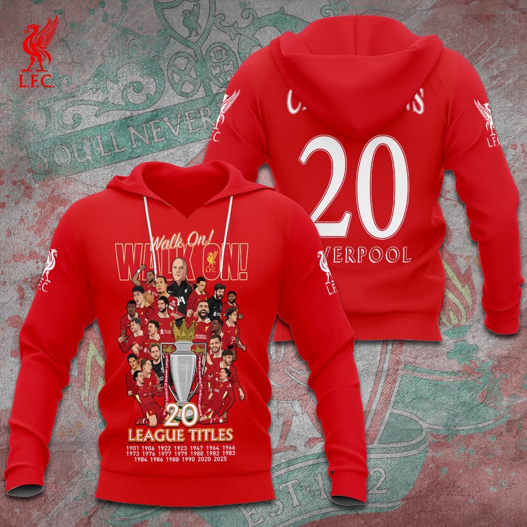 Liverpool Fc Champions Premier League Performance Hoodie