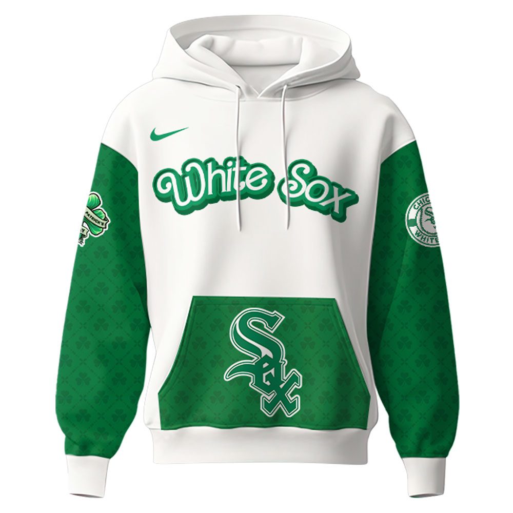 Chicago White Sox Mlb X St. Patrick Day Limited Edition Performance Hoodie 2025