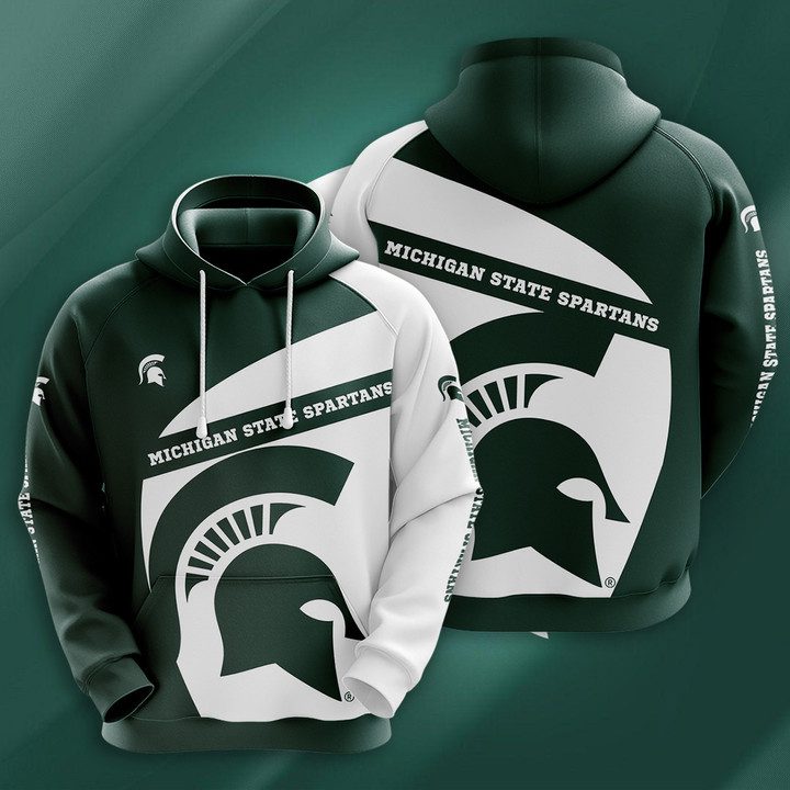 Ncaa Michigan State Spartans 3D Hoodie For Sport Fans
