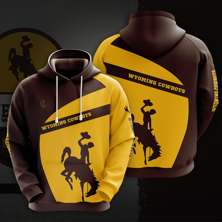 Ncaa Wyoming Cowboys 3D Hoodie For Sport Fans