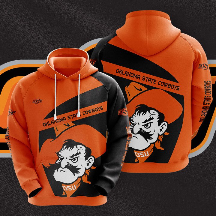 Ncaa Oklahoma State Cowboys 3D Hoodie For Sport Fans