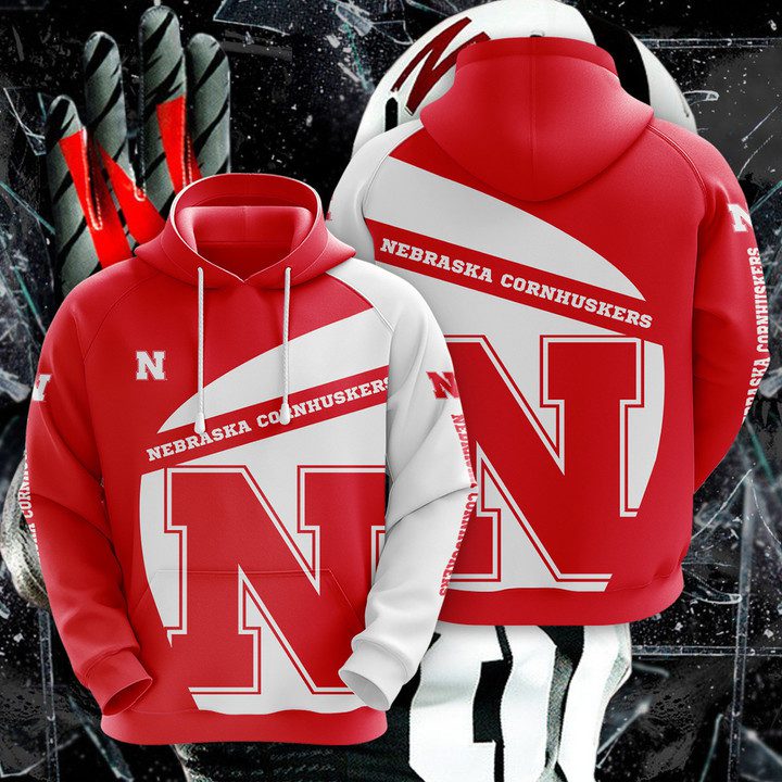 Ncaa Nebraska Cornhuskers 3D Hoodie For Sport Fans