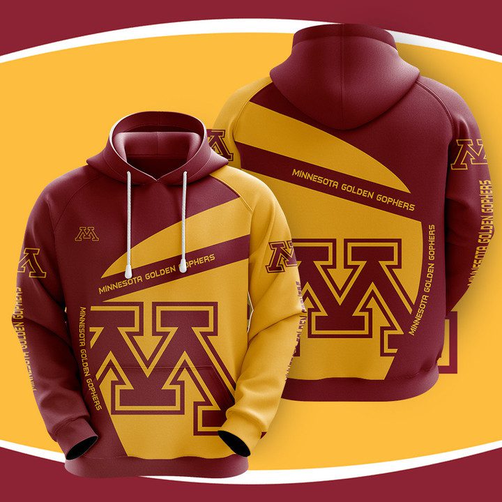 Ncaa Minnesota Golden Gophers 3D Hoodie For Sport Fans