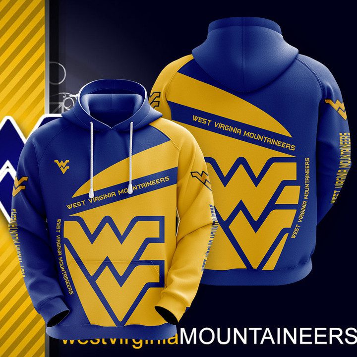 Ncaa West Virginia Mountaineers 3D Hoodie For Sport Fans
