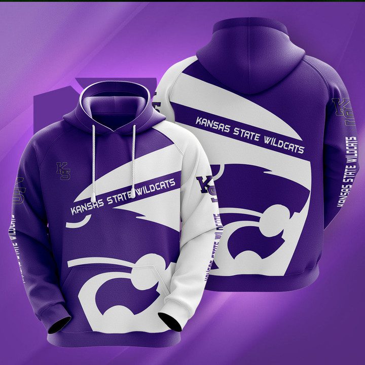 Ncaa Kansas State Wildcats 3D Hoodie For Sport Fans