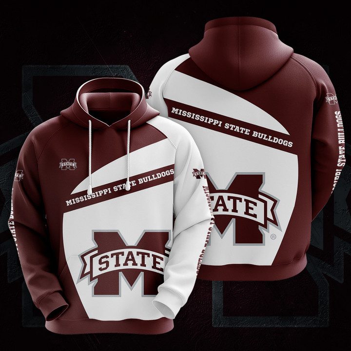 Ncaa Mississippi State Bulldogs 3D Hoodie For Sport Fans