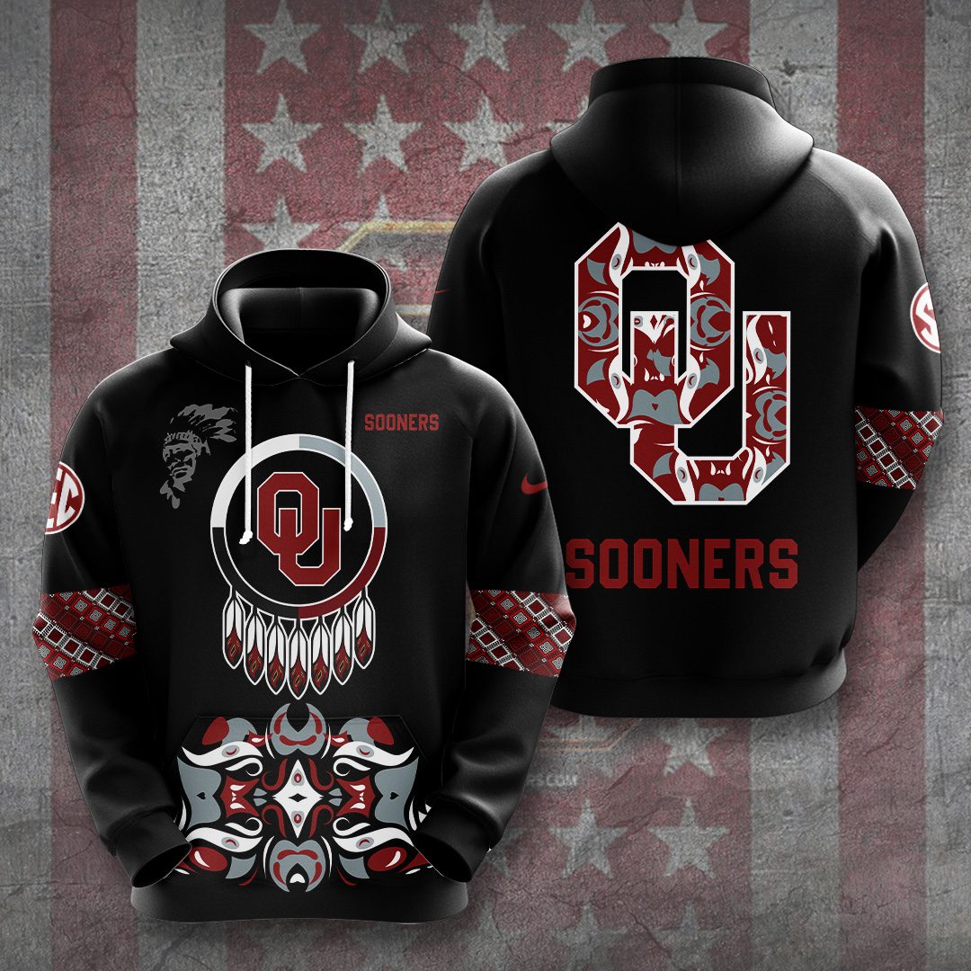 Ncaa Oklahoma Sooners Football 3D Hoodie For Dport Fans
