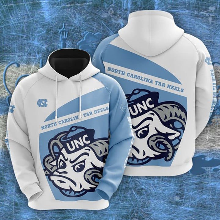 Ncaa North Carolina Tar Heels 3D Hoodie For Sport Fans