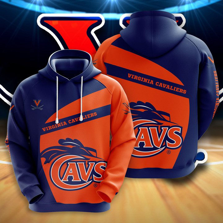 Ncaa Virginia Cavaliers 3D Hoodie For Sport Fans