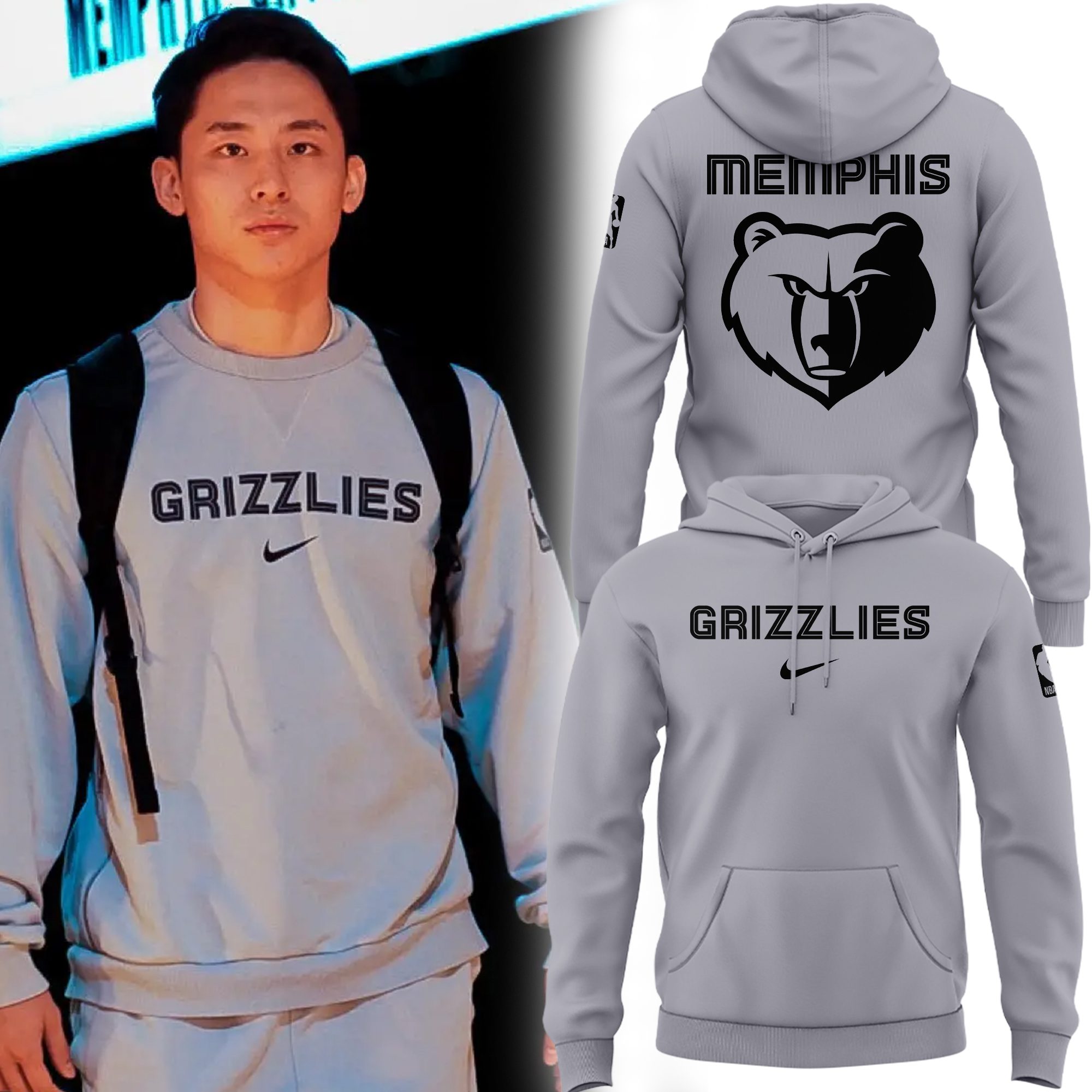 Yuki Kawamura Memphis Grizzlies Hoodie