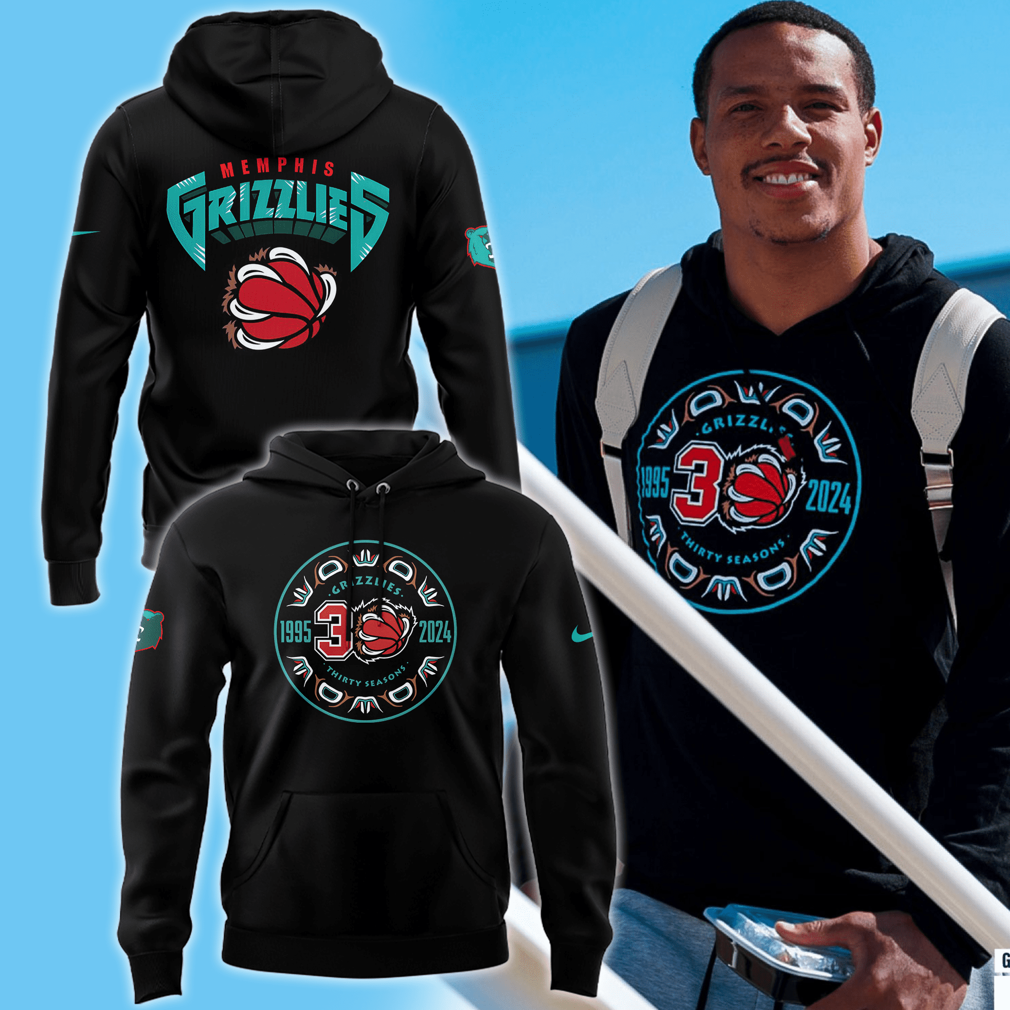 Limited Edition Memphis Grizzlies Black Hoodie