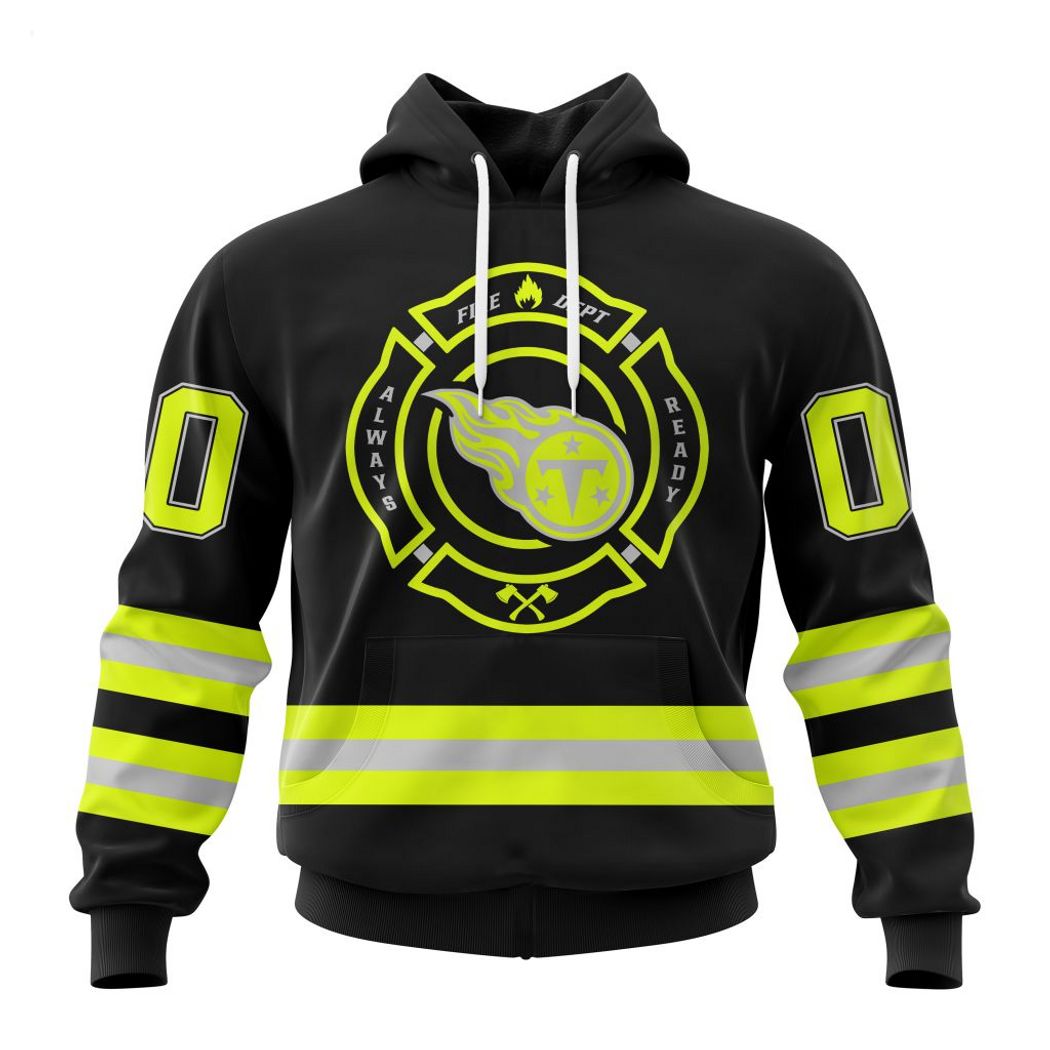 Tennessee Titans Nfl Firefighter First Responders Appreciation Night 3D Hoodie