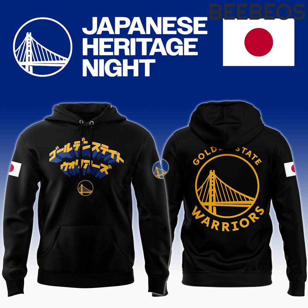 Golden State Warriors Japanese Heritage Night Black Hoodie