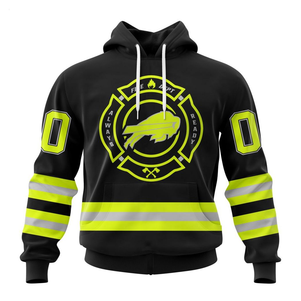 Buffalo Bills Nfl Firefighter First Responders Appreciation Night 3D Hoodie