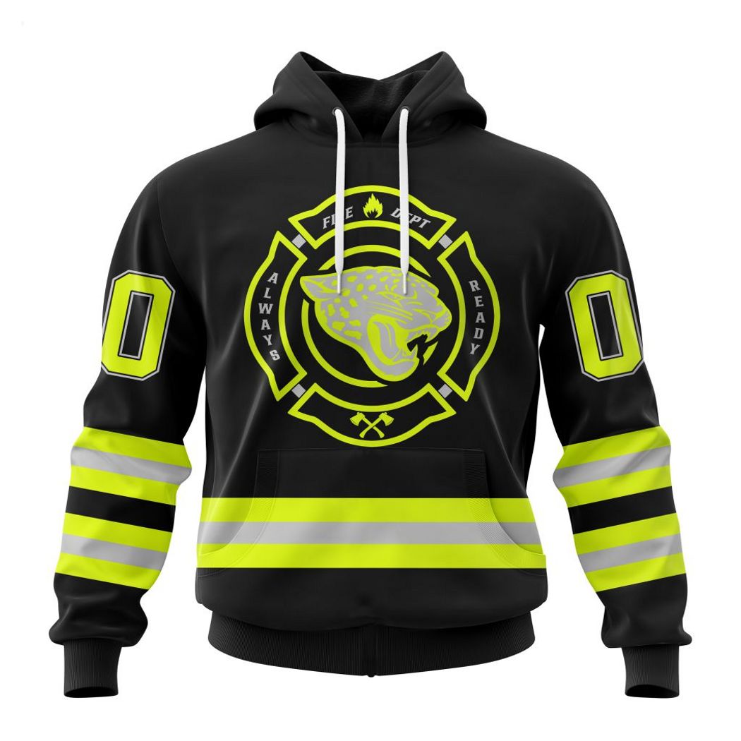 Jacksonville Jaguars Nfl Firefighter First Responders Appreciation Night 3D Hoodie