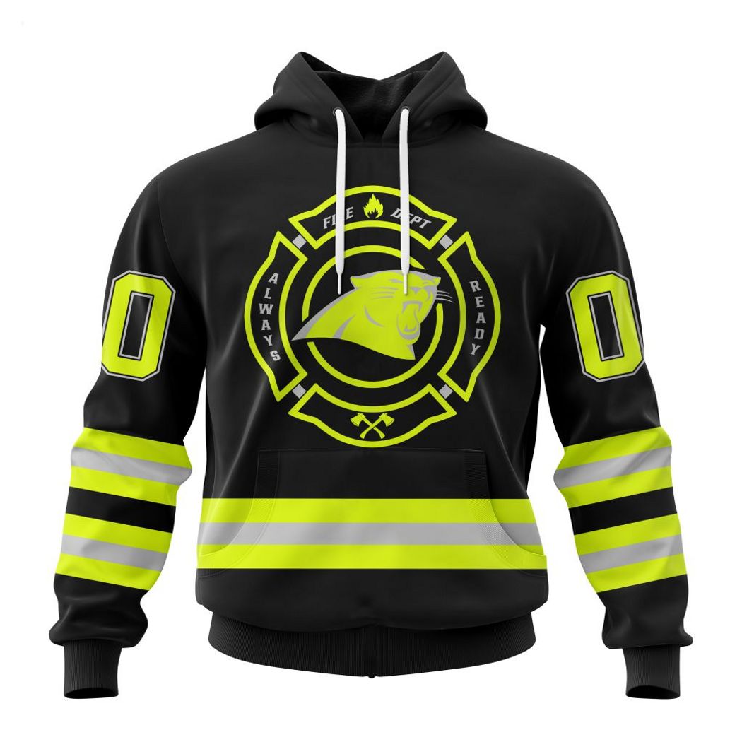 Carolina Panthers Nfl Firefighter First Responders Appreciation Night 3D Hoodie