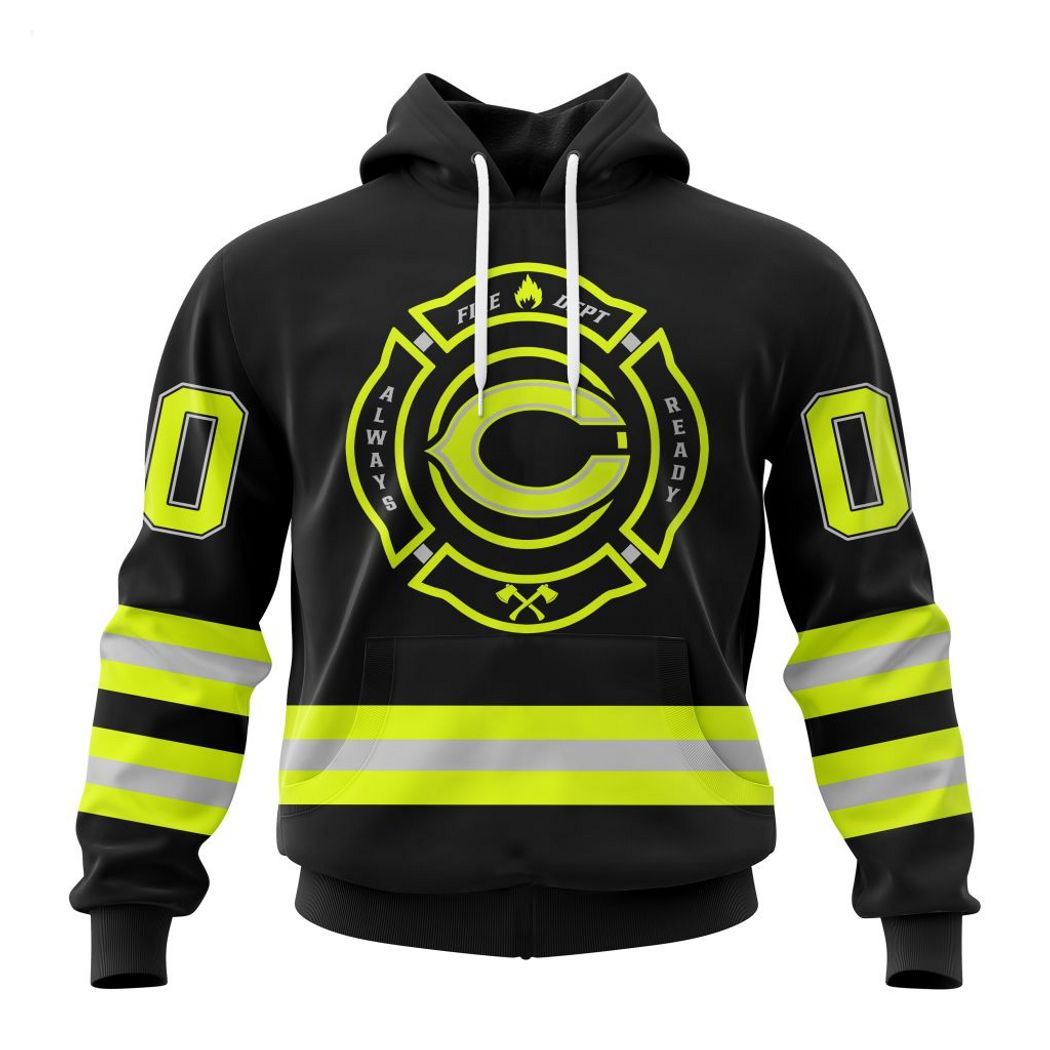 Chicago Bears Nfl Firefighter First Responders Appreciation Night 3D Hoodie