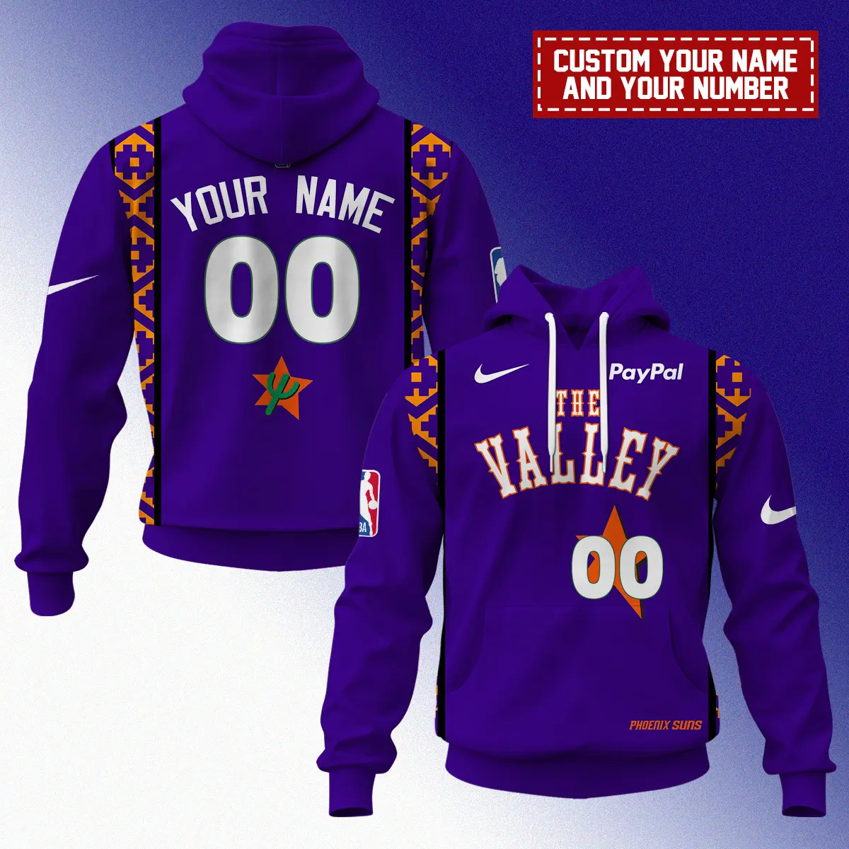 Phoenix Suns Nba X Nike City Edition Uniform Personalized Hoodie 2025