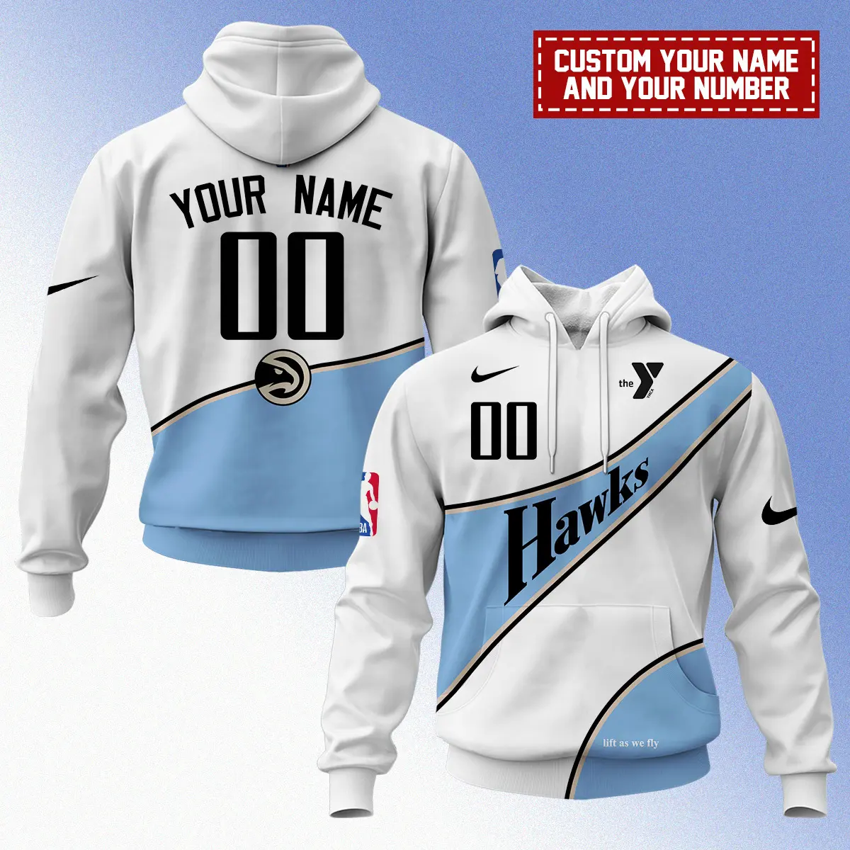Atlanta Hawks Nba X Nike City Edition Uniform Personalized Hoodie 2025
