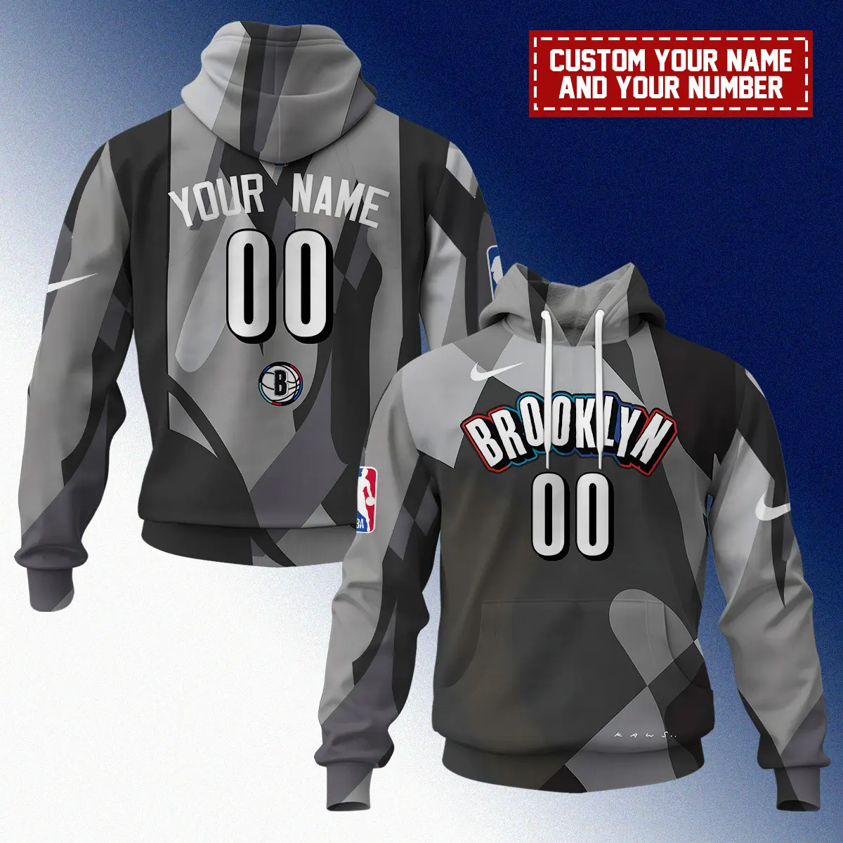 Brooklyn Nets Nba X Nike City Edition Uniform Personalized Hoodie 2025