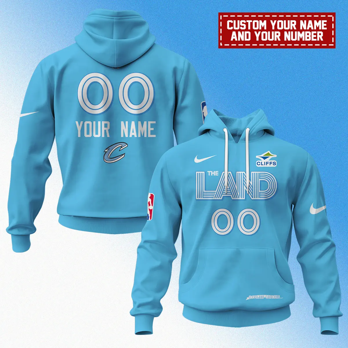 Cleveland Cavaliers Nba X Nike City Edition Uniform Personalized Hoodie 2025
