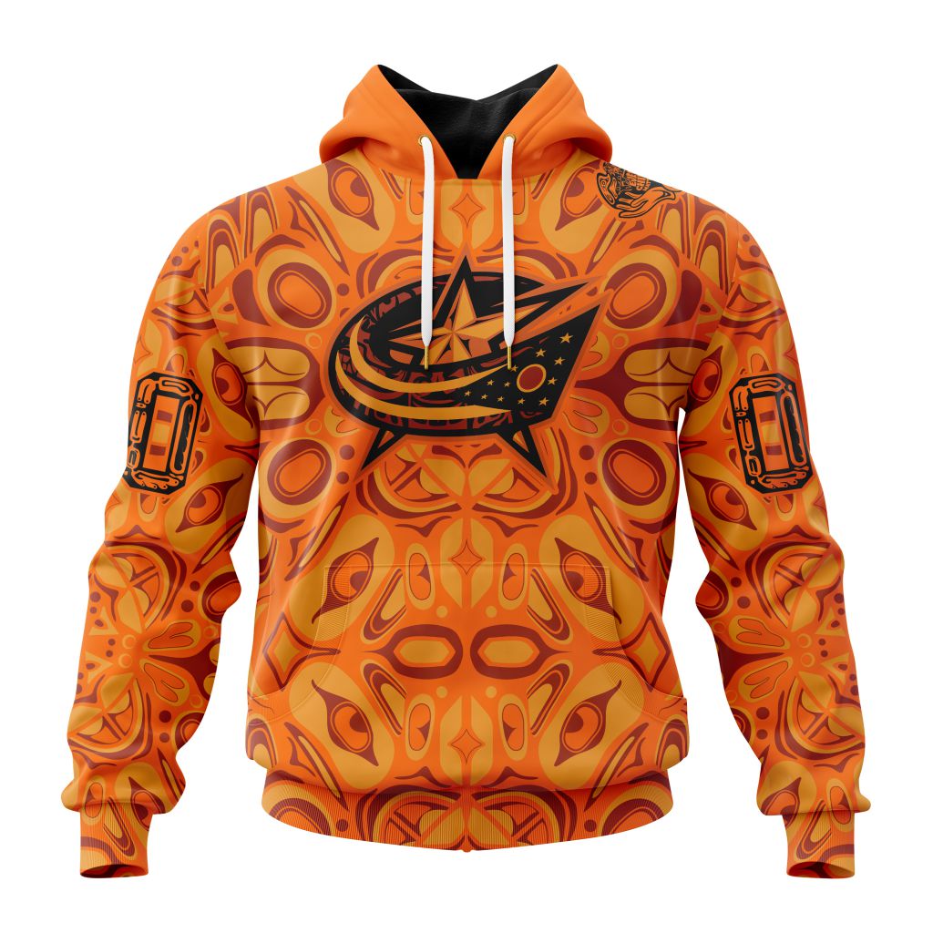 Nhl Columbus Blue Jackets Special National Day For Truth And Reconciliation Design Hoodie